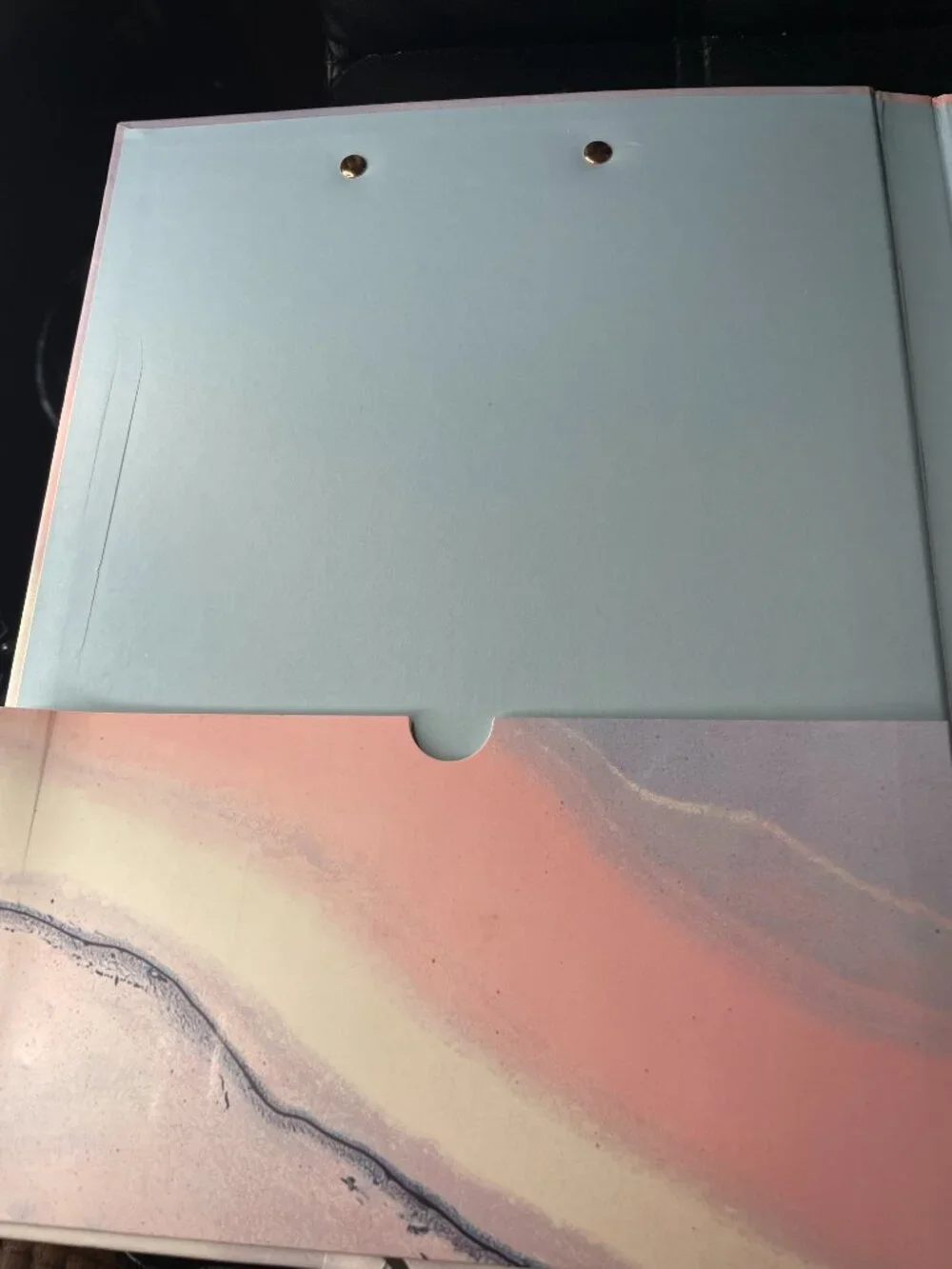 may designs for blue sky marble clipfolio